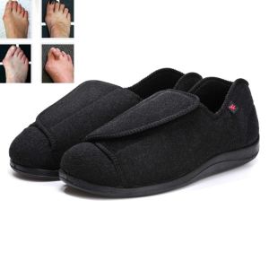 YuanLan 2023 Diabetes Edema shoes Extra Wide width Slippers Adjustable Orthopaedic Fasciitis Easy On Off Closure Shoes swollen feet