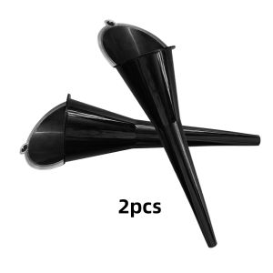 2PCS  Multi-Function Auto Engine Oil Petrol Change Funnel Long Stem Plastic Funnel for Car Motorcycle
