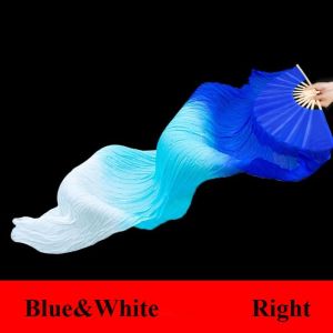 NEXASHOP Kid Women Belly Dancing Fan Multicolors Gradient Color Practice Dancer Tool  Sell 150cm Long Imitation Fan Dance Accessories