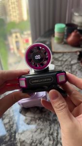 【ReadyStock】Mini Clip Fan Stroller Umbrella 100-Speed Portable Personal Fan Digital Display Ambient Night Light USB Rechargeable Cordless Small Desk Fan Outdoor Travel Baby