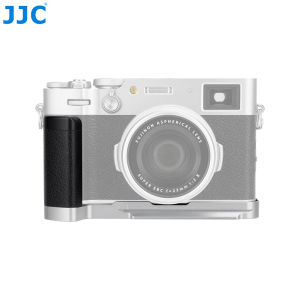 JJC Quick Release L Shape Plate Bracket Metal Camera Hand Grip For FUJI Fujifilm X100VI Cameras With Three 1/4"-20 Screw Hole