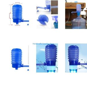 Kirilgu 5 Gallon Bottled Drinking Water Hand Press Manual Pump Removable Tube Vacuum Dispenser 3M8Q4