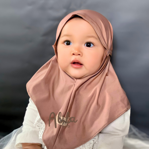ALILA Hijab - Jilbab Bergo Maryam NewBorn 0-6 Bln / Hijab Baby / Kerudung Instan Anak Perempuan