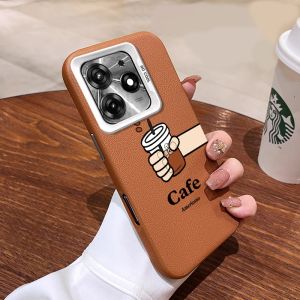 Case สำหรับ tecno Spark 30 Pro tecno Spark 30C camon 30 Pro 30วินาที4กรัมศัพท์ปลอก softcase TPU ป้องกันกันกระแทกปกการออกแบบใหม่ความงามกาแฟสร้างสรรค์การ์ตูน SPSNKF01