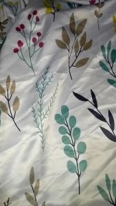 gorden plisket motif bunga lavender bahan satin bridal import tebal/gorden jendela hordeng/gorden pintu kamar gorden kawat gorden biasa hordeng murah