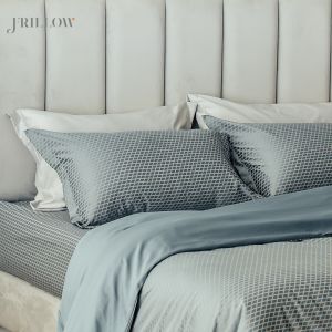 FRILLOW ชุดปลอกผ้านวม/ผ้าปูที่นอน 800TC Cotton Silk | นุ่ม เย็น หรูหรา ป้องกันไรฝุ่น | 7 ลาย | 3.5/5/6 ฟุต Premium Bedding Set