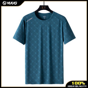 VUUG Element B In Toàn Bộ Chữ Lụa Băng Công Nghệ Đen Giải Trí Ngoài Trời Lạnh Những Người Yêu Thích Thể Thao Áo Phông Ngắn Tay Cho Nam