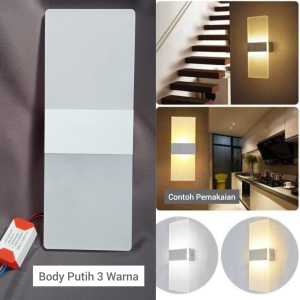 Lampu Dinding LED Light 4+4W 3 Warna Lampu Tidur/Lampu Hias Indoor