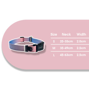 Xpaws Vòng cổ cho chó điều chỉnh kép nhanh chóng khóa tag D-Ring trượt Vòng kim loại chịu lực cao Nylon
