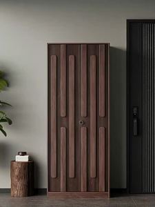 Shoe Cabinet Household Door Wall-mounted Solid Wood Large-capacity Entrance Cabinet Combination Lock