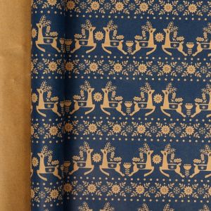 PHANT 300cm Christmas Wrapping Paper Elk Santa Claus Present Box Packing Cartoon Cute Snowflake Gift Wrapping Paper Christmas Gift