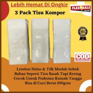 [3 pack] TISU KOMPOR TISSU MENYERAP MINYAK TISSUE BISA DI CUCI - Tissu Ajaib - TISU SERBAGUNA TISSUE SERBAGUNA TISU KOMPOR Kemasan 100g - MURAH TERBARU TERLARIS HEMAT DI ONGKIR