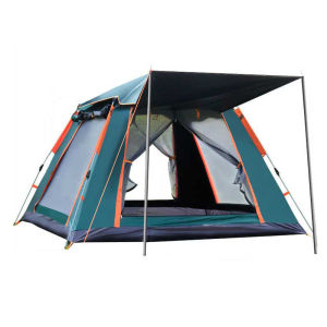 Lều cắm trại lều dã ngoại tự động cho 3-4 người hai lớp vải chống tia UV chống thấm lều picnic gia đình