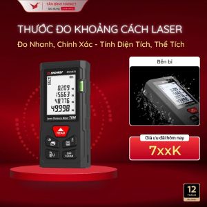 Thước Đo Khoảng Cách Bằng Tia Laser KAW - Độ Chính Xác Cao Bảo Hành 12 Tháng