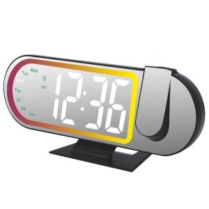 Multiple Feature LED Clock Evening Projection Color Altering Radiances Warning Configuration Dense Plan