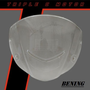 MIKA VISOR FIZ R WINDSHIELD F1ZR 125Z CARBON HITAM BENING RIBEN MOSCOW