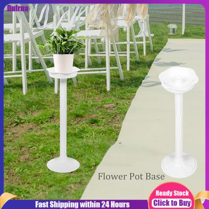 Dulrua Plastic Roman Pillar Weeding Flower Pot Base Wedding Flower Pot