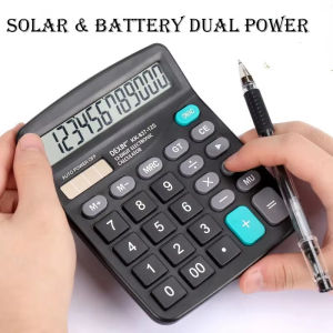  12 Digits Electronic Calculator Solar Calculator Home Office School Financial Accounting Tools