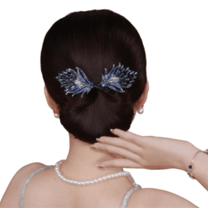 Light Luxury Hair Plate Womens Elegant Feather Hair Accessories