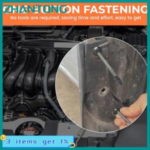 ZHANTONG 10-100Pcs Nylon Universal Cable Tie Buckle Self-Locking Zip Ties Holder With Pin Button Multipurpose For Car Daily Repair