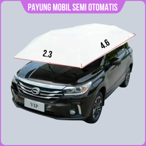 Payung Mobil Semi Otomatis Portable Cover Outdoor Anti Panas dan Hujan