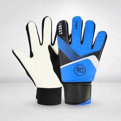 TRÁI KHẾ⭐Găng tay thủ môn bóng đá với bảo vệ Latex chống chống trơn trượt và băng trợ lực cổ tay có thể điều chỉnh để chơi an toàn