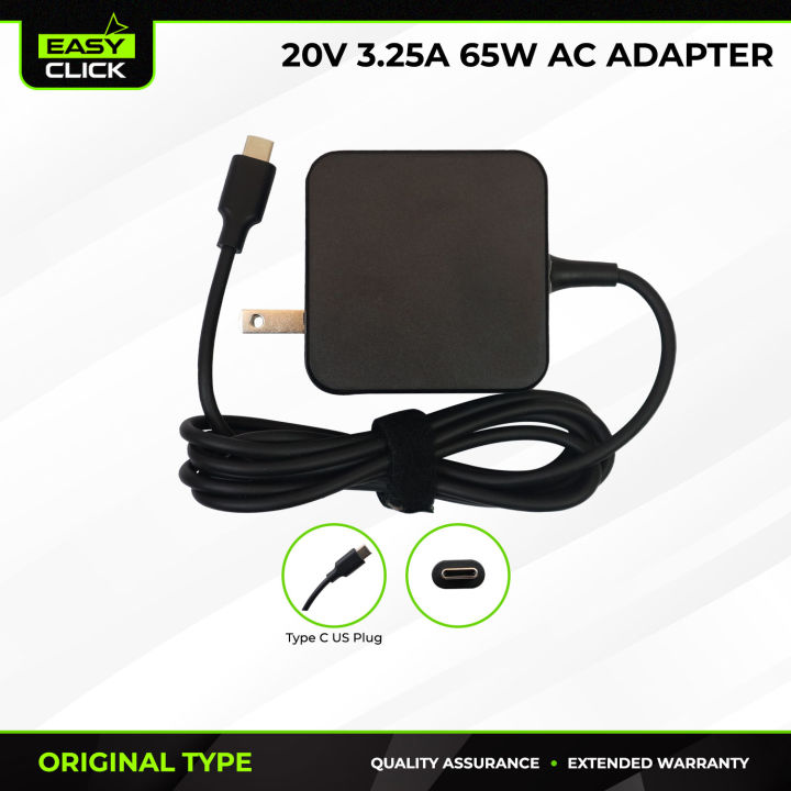 Acer Laptop Charger 20V 3.25A 65W TYPE C Compatible with Samsung/LG