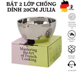 Bát inox chống nóng 2 lớp tô inox 16 tô chống nóng bát chống nóng tô đựng canh chống nóng