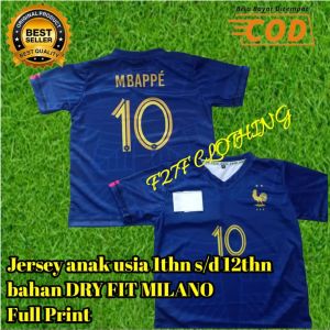 stelan Jersey mbapee terbaru 1-12 tahun baju bola anak Jersey piala dunia terbaru Jersey anak terbaru baju anak mbapee baju francis anak bajunolahraga anak