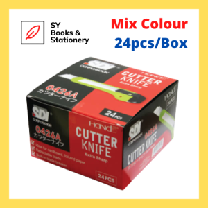 SDI Big Cutter Knife 0426A / Student Knife Pisau Pemotong Office / Pemotong Gunting - 24pcs/box