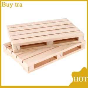 [Buytra] Mini Wooden Pallet Beverage Coasters for Hot and Cold Drinks Wood Pallet