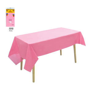 Table Cover Plain Disposable Party Tablecloth PE Plastic Cloth Birthday Happy Party Needs