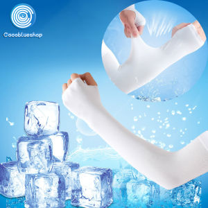 ปลอกแขน ปลอกแขนกันแดด ปลอกแขนสวมนิ้ว ปอดแขนกันuv ปลอกแขนกันuv กันแดด กันแสง UV ระบายอากาศ ผ้าละเอียด ใส่ได้ทั้งชายและหญิง free size