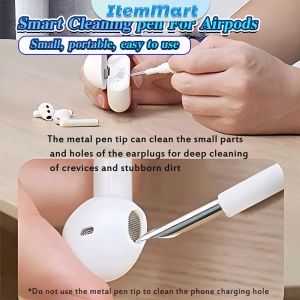 ItemMart Smart Cleaning Pen For Airpods Bluetooth Headset Cleaning Pen