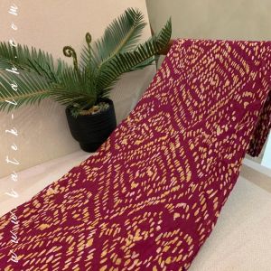 Exclusive Ladies Shawl (178cmX51cm) - 100% Genuine Handmade Batik - Hand-Stamped