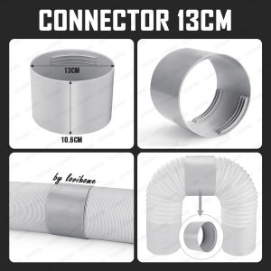 SG Air Conditioner Hose Portable Exhaust Pipe Vent Aircon Duct Outlet Extension Pipe Length 1.5M/2M/3M