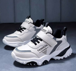 Sepatu Snaker anak laki laki perempuan/ Sepatu fashion anak/Sepatu VELCRO Tali/ Terendy kekinian