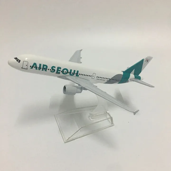 2025JASON%20TUTU%2016cm%20Korean%20Air%20Seoul%20Airbus%20A380%20Airlines%20Model%20Airplane%20Diecast%20Metal%201/400%20Scale%20Planes%20-%20Image%204