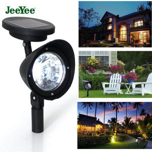 JeeYee Solar LED Outdoor Spotlight Waterproof Led Light Landscape Floor Lawn Lamp Wall Light Garden Decoration Spotlight