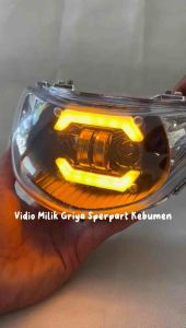 LAMPU DEPAN SMASH NEW 2006-2010 DAYMAKER LED