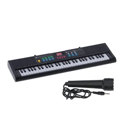 RIXTON 61 Keys Multi Function Electronic piano Childrens Music Electronic Piano Keyboard with Microphone Toys Kids Early Learning Toy Musical Instrument Educational Organ Music Gift Toys RX-6185