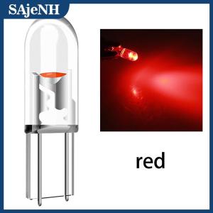 SAjeNH 10PCS New T5 LED Super Bright Cob Lights Wedge Dashboard Gauge Car Warning Indicator Instrument Cluster Lamp