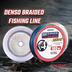 Sevendays Braided Fishing Line X9 Strands 100m Hyper PE 0.4/10lb -  PE8.0/90lb Jigging Casting Popping Tali Pancing Ikan