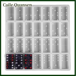 Caile Silicone Dominoes Game Toy Making Mold Resin Epoxy Craft DIY Mould Casting