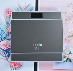 (tặng pin ) Cân Sức Khỏe Điện Tử Iscale  Max 180kg kính cường lực - Chức năng nhiệt độ môi trường -Cân điện tử sức khỏe  cân diện tử cân sức khỏe cân phụ kiện chăm soc sức khỏe- can suc khoe - can dien tu -