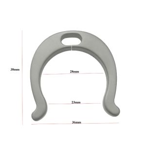 CLARO Bền bỉ Khóa hợp titan Nhẹ và tiện lợi Màu xám Giá treo bình nước Khóa cài dùng cho cắm trại và đi bộ đường dài Đồ trang trí nhà cửa