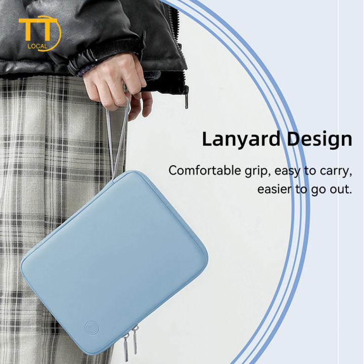 Tri-Town%20Portable%20Tablet%20Bag%2010.9/12.9-inch%20Multi%20Pocket%20iPad%20Case%20Handbag%20Color%20Shockproof%20Bag%20-%20Image%205
