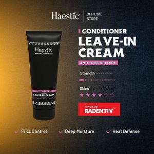 Haestic Leave In Cream Conditioner for Anti Frizz and Wet Look (200ml)