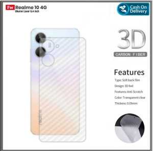 Garskin REALME 10 4G C35 Garskin Anti Gores Belakang Carbon Skin Pengiriman Cepat Promo Di AlvaCaseAcc