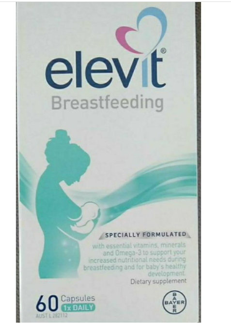 Elevit Breast feeding multi vitamins 60 tablets วิตามินบำรุงน้ำนมแม่ ...